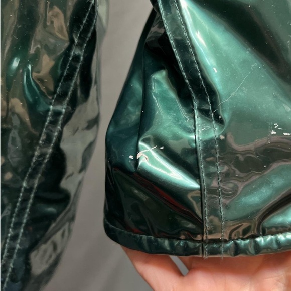 🔺SOLD🔺Vintage metallic green raincoat 80s hooded coat
Wippette raincoat - Picture 5 of 6